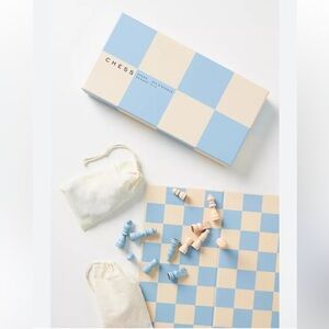 Anthropologie x Print Works Play Chess game NIB